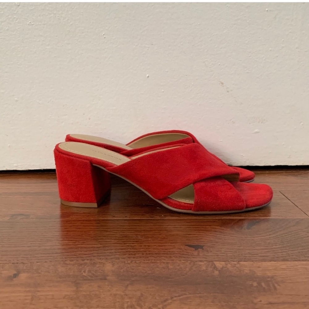 14th and Union suede mule sandal